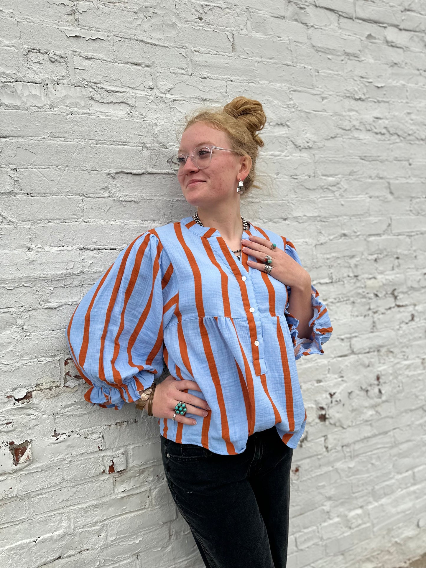 Sky Blue & Stripes
