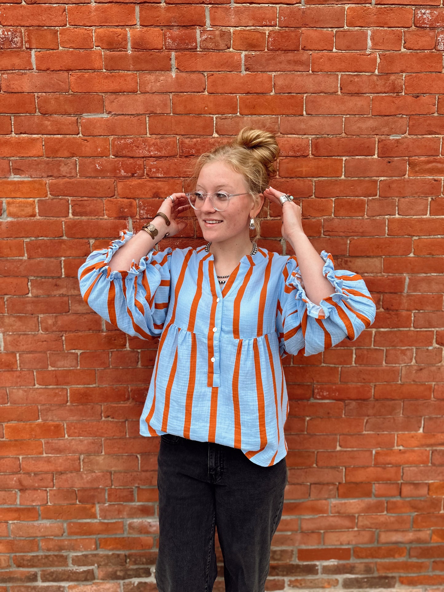 Sky Blue & Stripes
